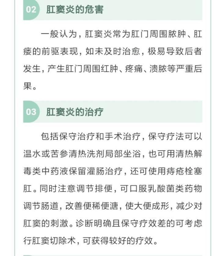 科普时间令人烦恼的肛窦炎