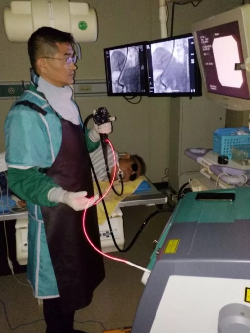 性较好2天后患者顺利接受第二次光动力治疗,并于4天后再次行ercp检查