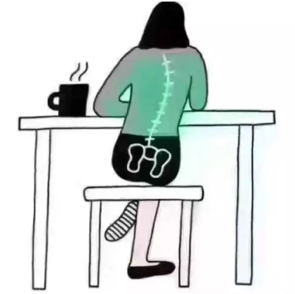 坐姿不正确会让你坐如针毡
