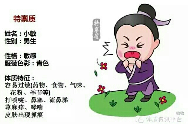 特禀质中医体质特征