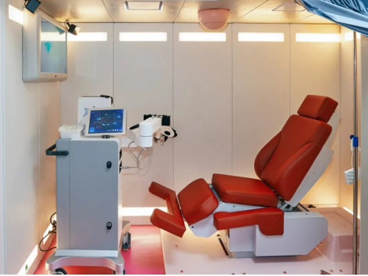 喏~现在我院引进了低能量脉冲式超声波(lipus)仪器,俗称男性"太空舱".